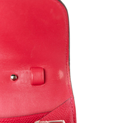 Hermes Epsom Alligator Constance Wallet To Go Rose Extreme Sable 11 of 14