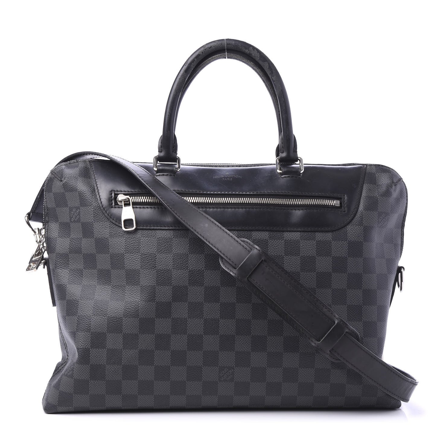 Damier Graphite Porte-Documents Jour