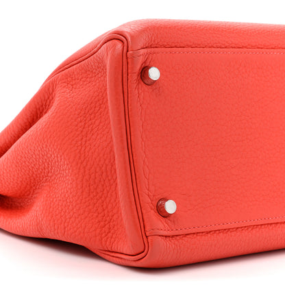 Hermes Taurillon Clemence Kelly Retourne 35 Capucine 9 of 15