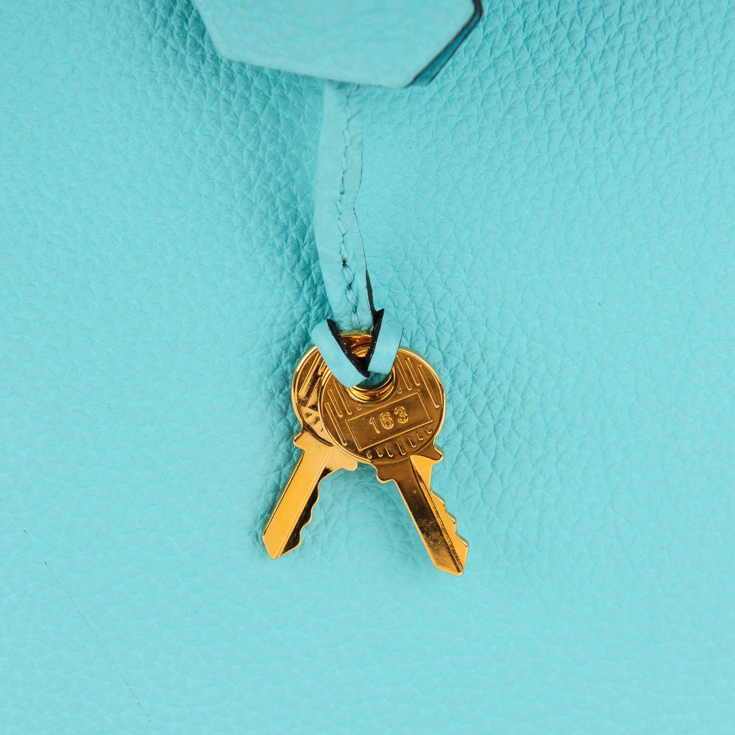 Hermes Togo Kelly Retourne 32 Bleu Atoll 17 of 26