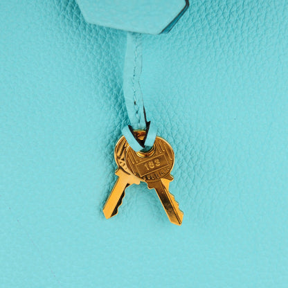 Hermes Togo Kelly Retourne 32 Bleu Atoll 17 of 26