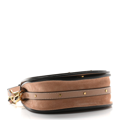 Chloe Calfskin Suede Small Nile Bracelet Bag Biscotti 4 of 8