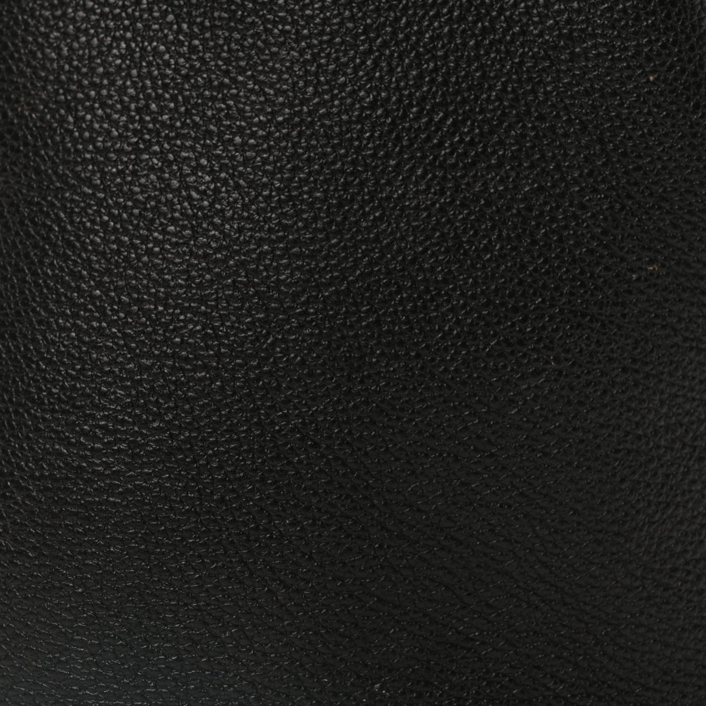 Small Classic Grain Calfskin Small Abbey Bucket Bag Black