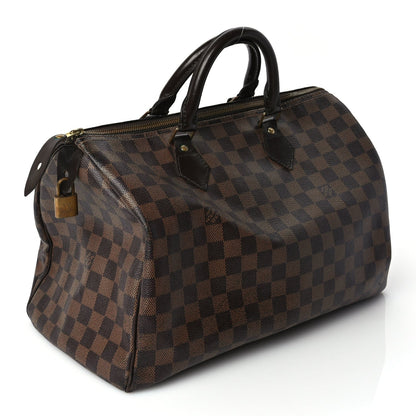 Louis Vuitton Damier Ebene Speedy 35 2 of 10