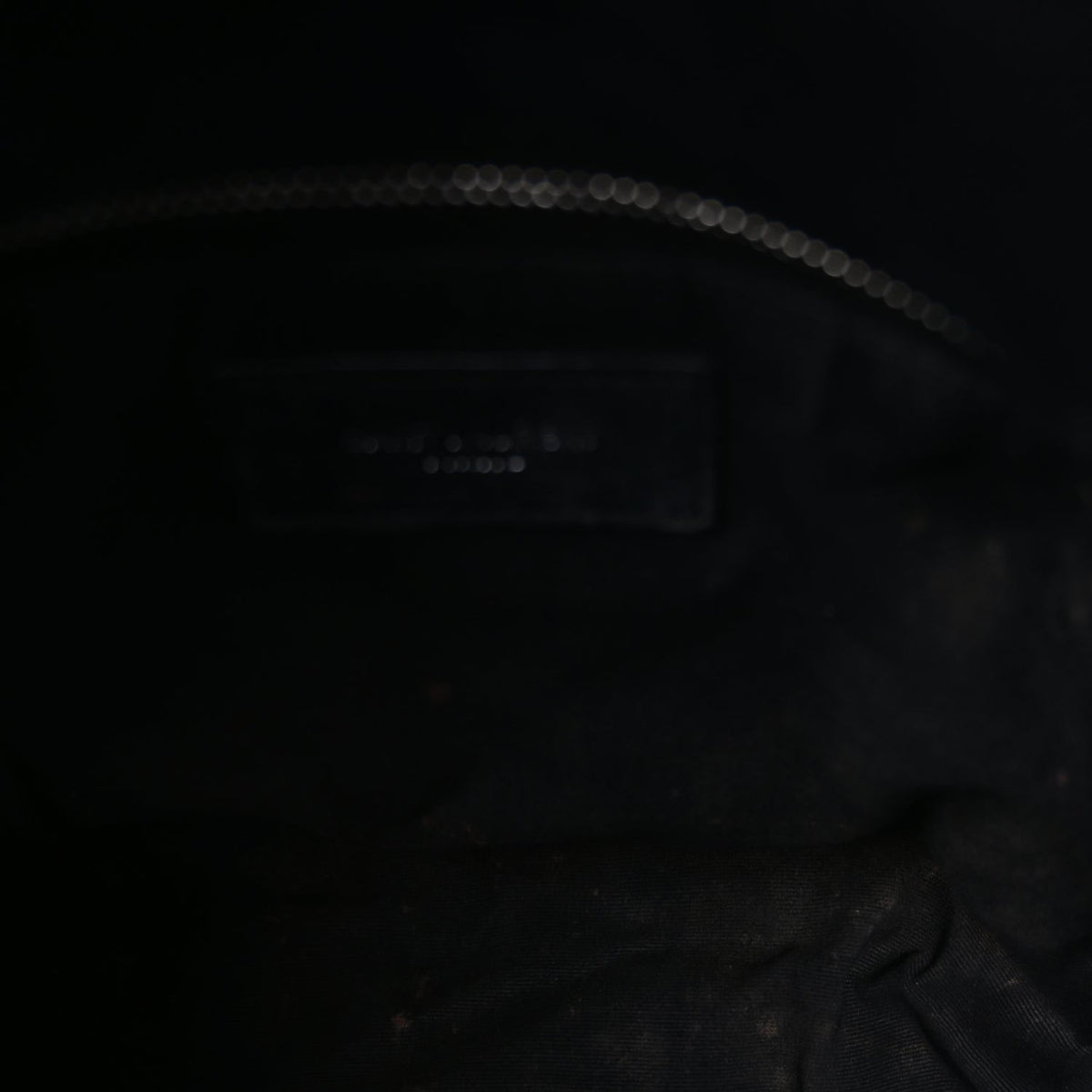 Lambskin Quilted Small Loulou Puffer Monogram Chain Satchel Black