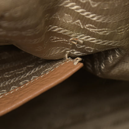 Prada Vitello Daino Shopping Satchel Caramel 15 of 16