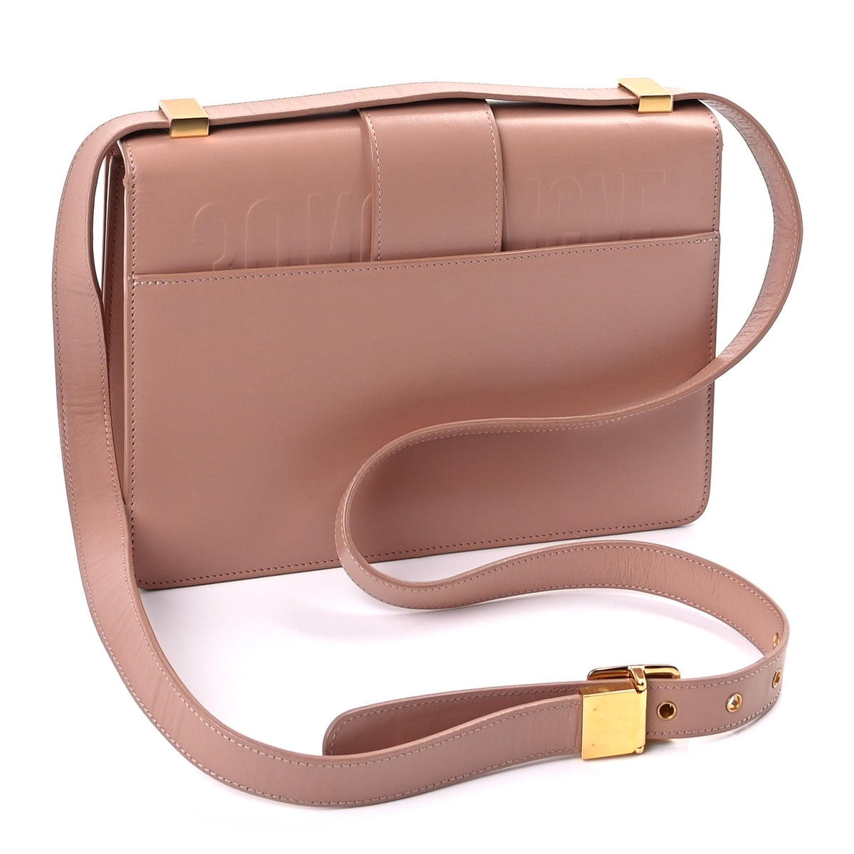 Christian Dior Box Calfskin 30 Montaigne Flap Bag Rose Des Vents 3 of 10