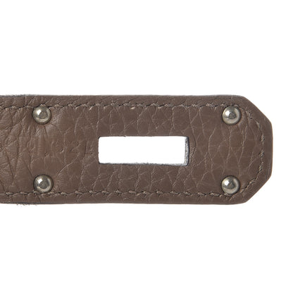 Hermes Taurillon Clemence Bicolor Jypsiere 34 Ardoise Gris Tourterelle 8 of 12