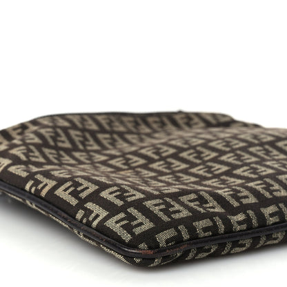Fendi Zucchino Vitello Crossbody Brown 7 of 8