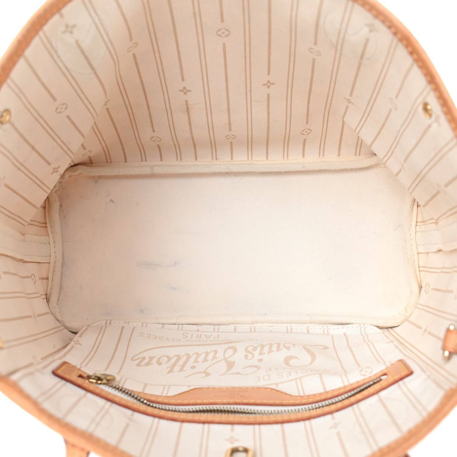 Louis Vuitton Damier Azur Neverfull PM 4 of 14