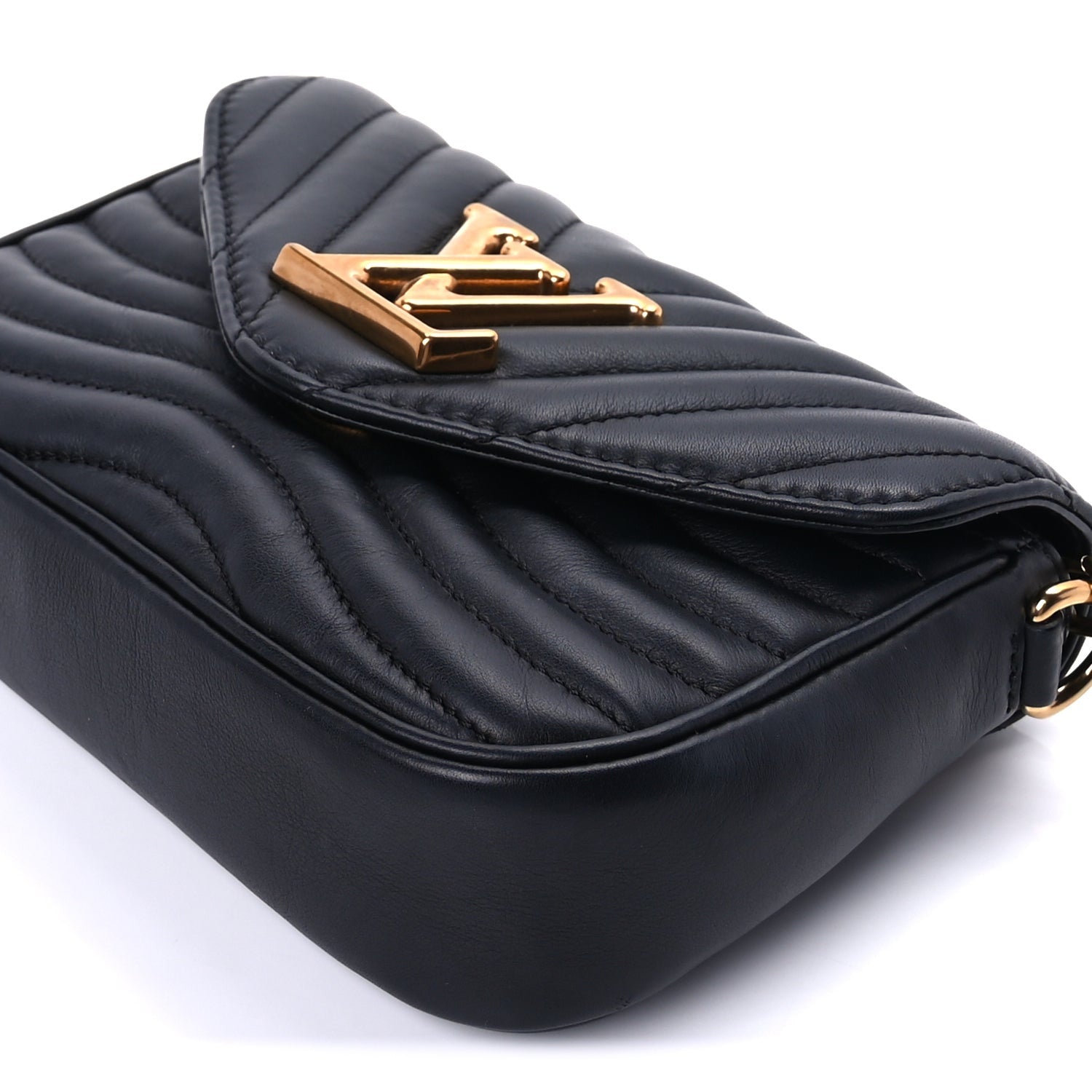 Louis Vuitton Calfskin New Wave Multi Pochette Black 7 of 8