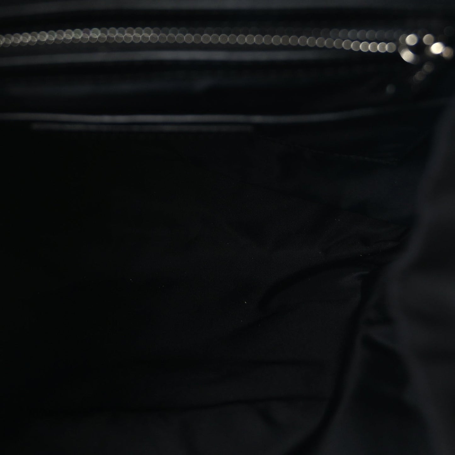 Nylon Logo Print Medium Rucksack Backpack Black