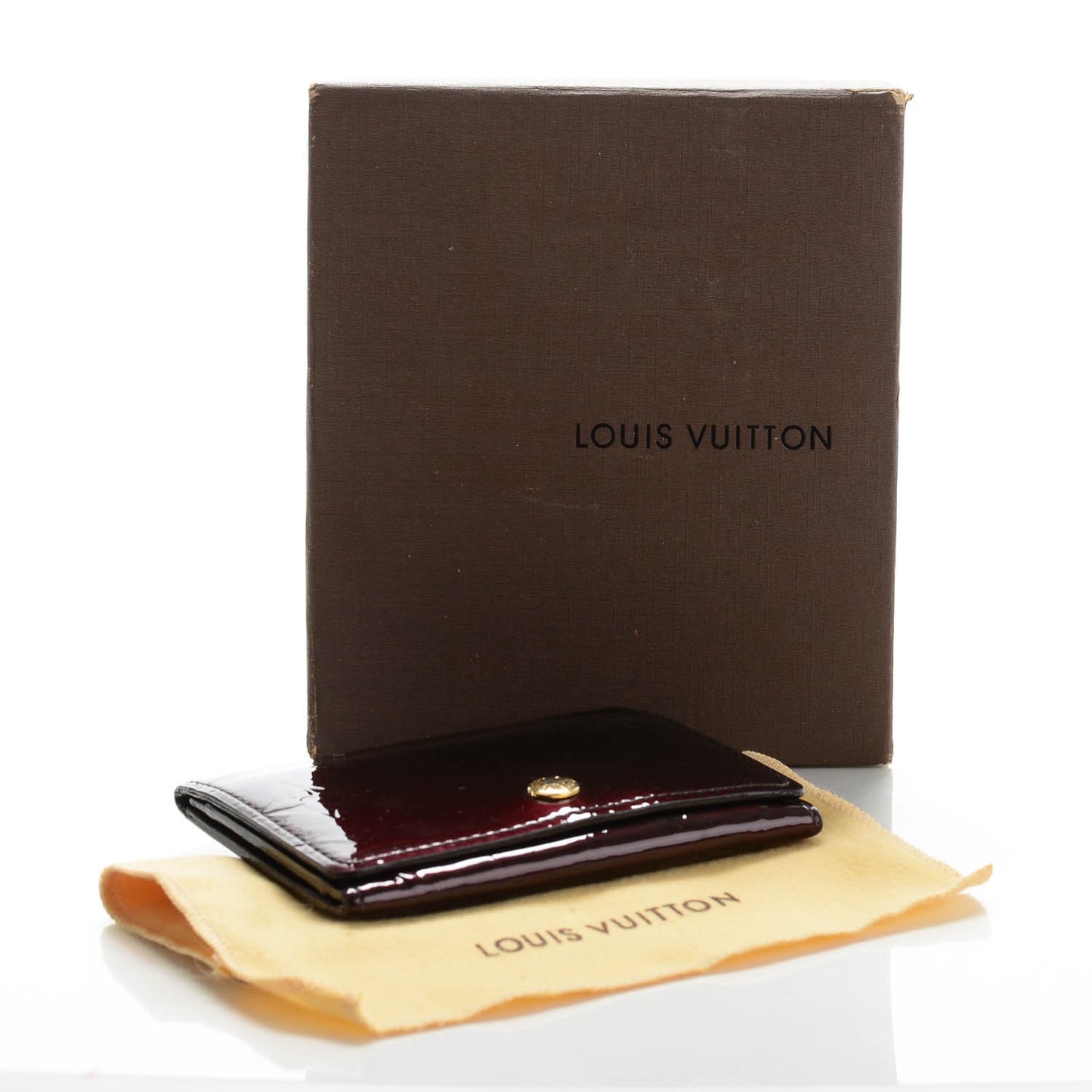 Vernis Business Card Holder Amarante