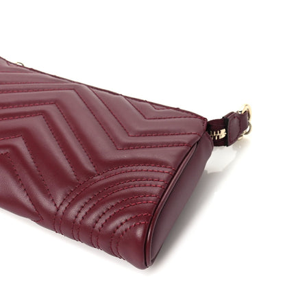 Gucci Calfskin Matelasse GG Marmont small shoulder bag  Rosso Ancora 8 of 8