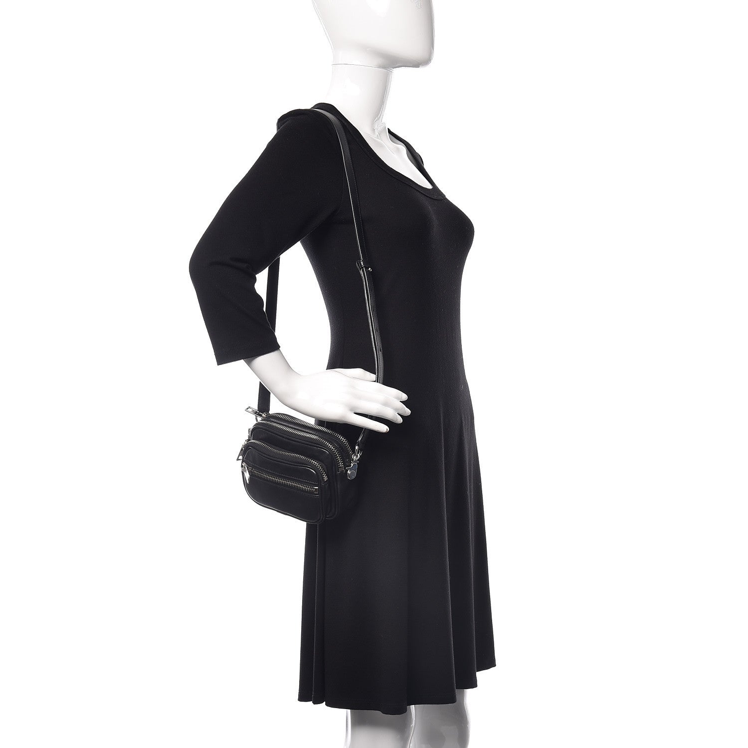 Alexander Wang Lambskin Attica Belt Bag Black 3 of 13