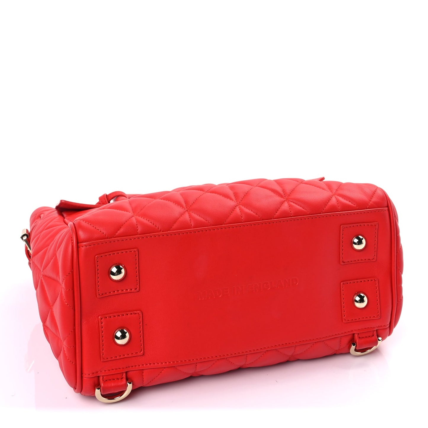 Nappa Quilted Medium Cara Delevingne Convertible Bag Red