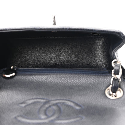 Chanel Caviar Quilted Mini Square Flap Navy 5 of 11