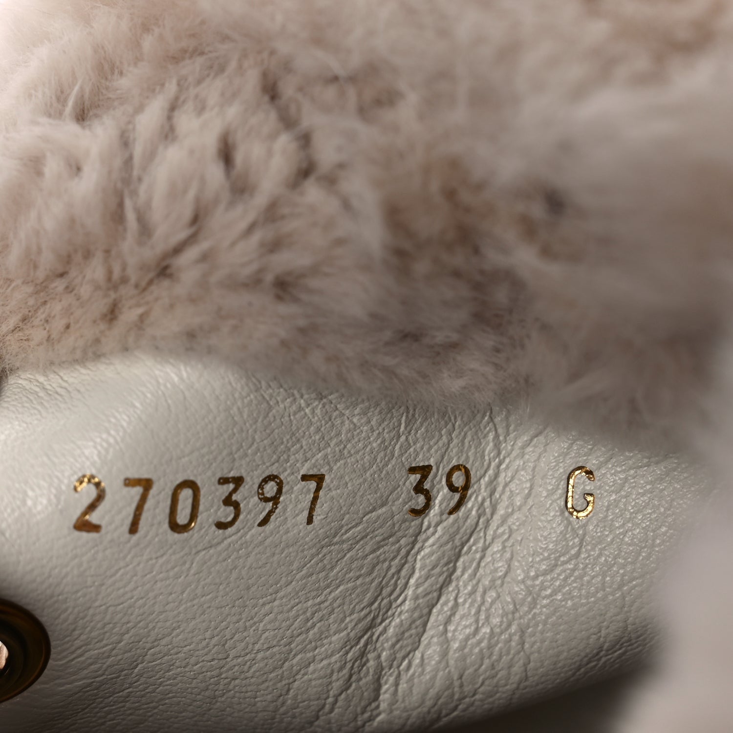 Gucci ssima Rabbit Fur Coda High Top Sneakers 39 White 9 of 10