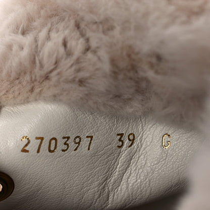 Gucci ssima Rabbit Fur Coda High Top Sneakers 39 White 9 of 10