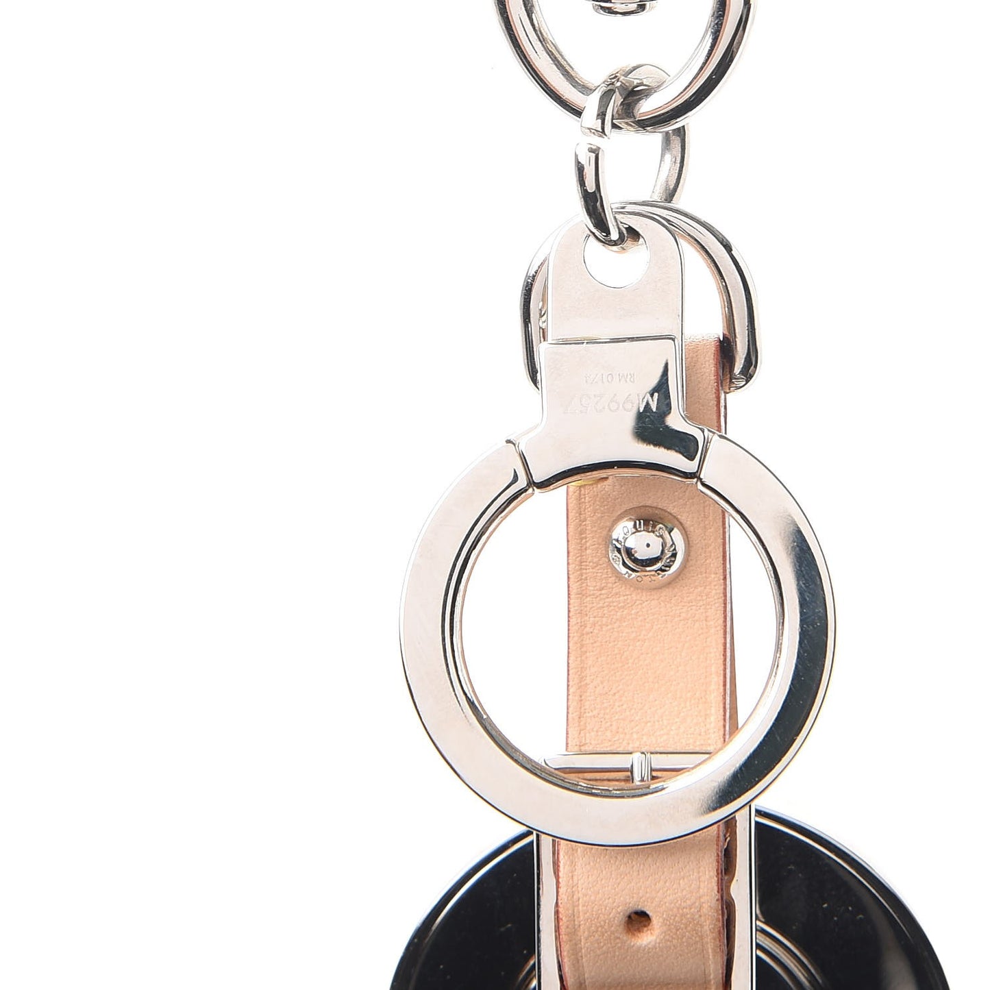 Metal Luggage Tag Key Holder Silver