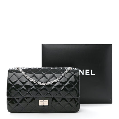 Chanel Patent Calfskin Quilted 2.55 Reissue 227 Flap Dark Blue 13 of 13