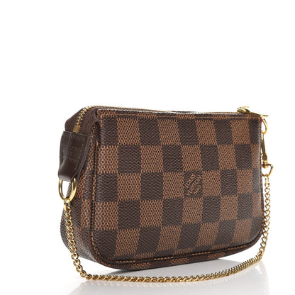 Louis Vuitton Damier Ebene Mini Pochette Accessories 3 of 7