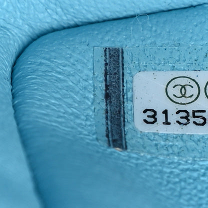 Chanel Lambskin Quilted Mini Rectangular Flap Light Blue 6 of 9