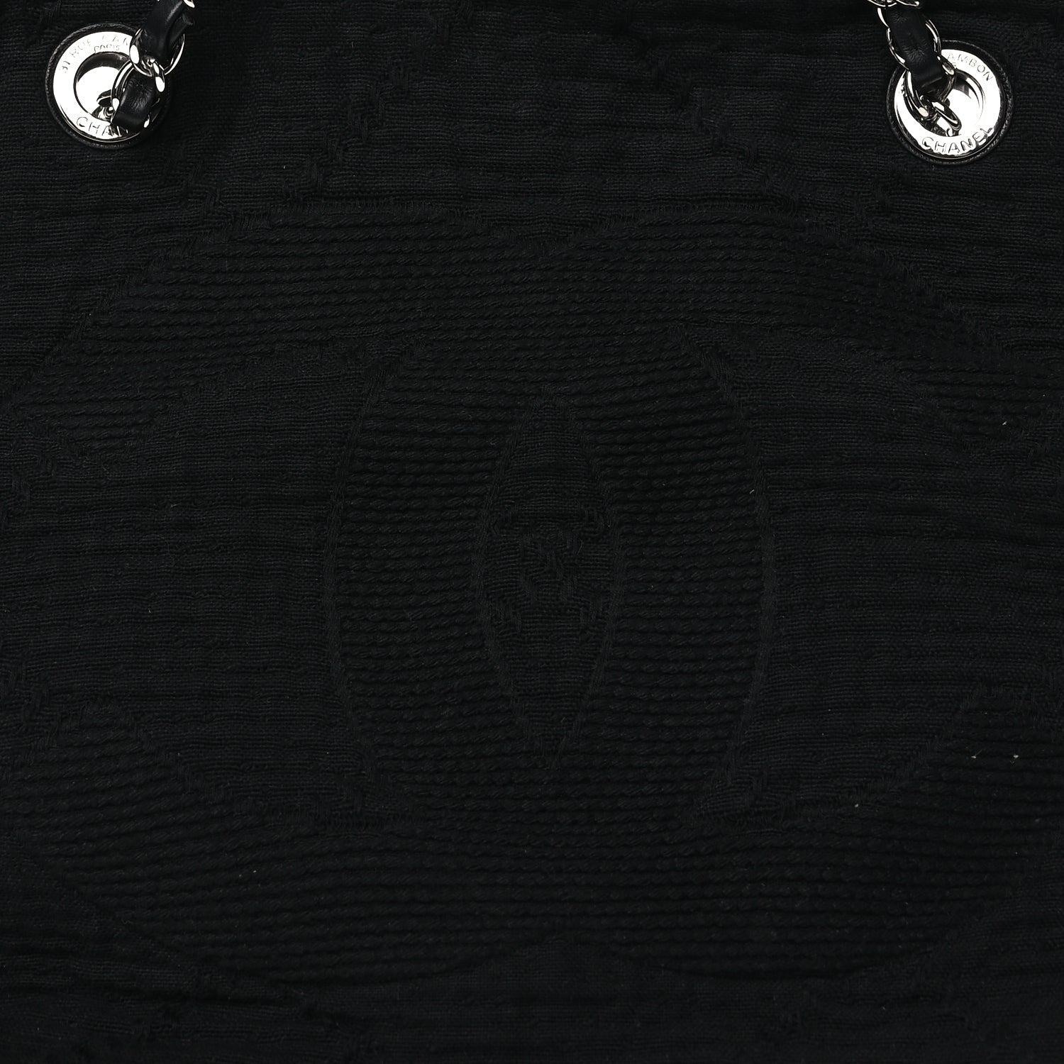 Chanel Canvas Small Double Face Tote  Black 6 of 8