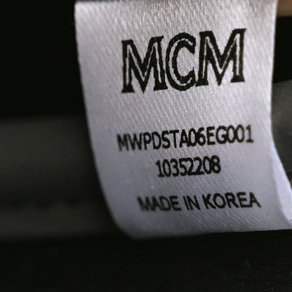 MCM Visetos Liz Shopper Tote Pouch Grey 6 of 6