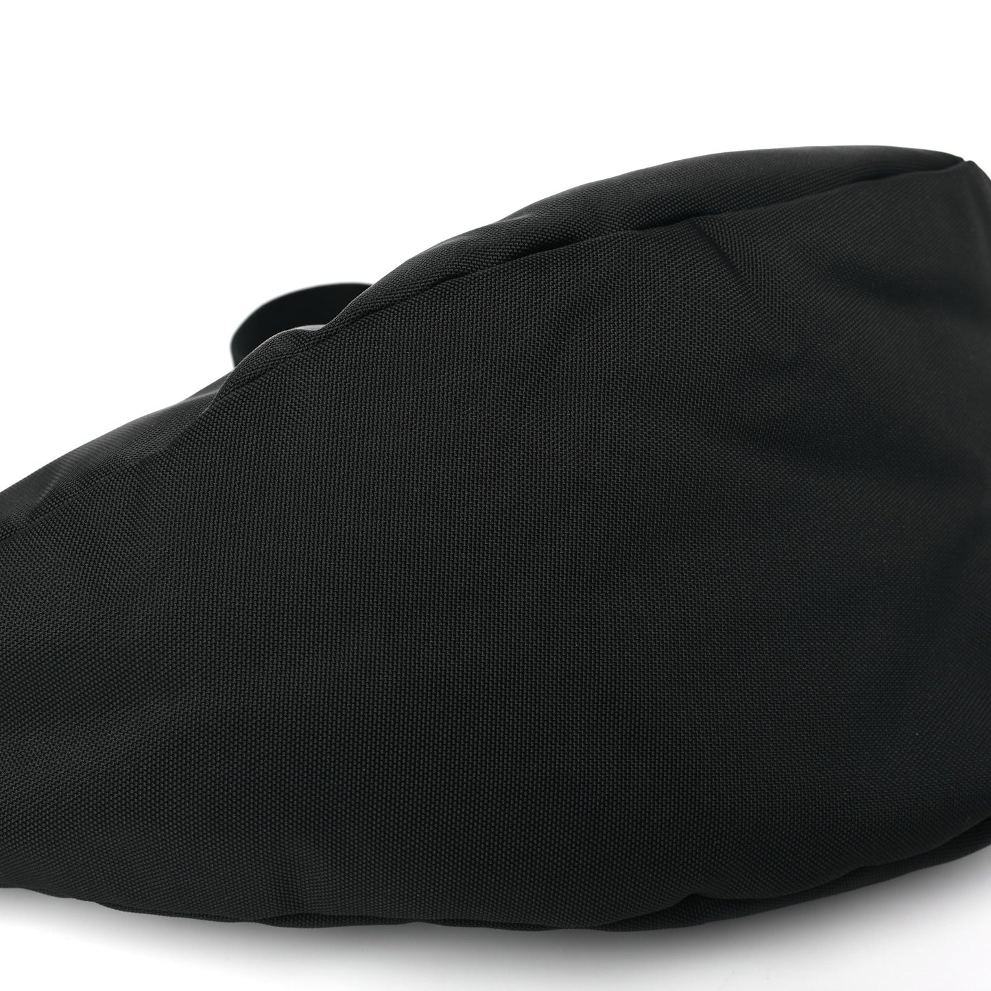 Nylon Slouchy Banana Two Bag Black