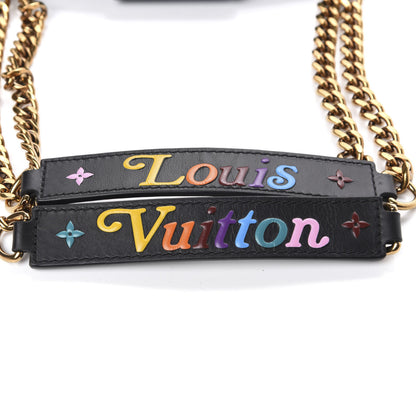 Louis Vuitton Calfskin New Wave Chain Tote Black 8 of 9