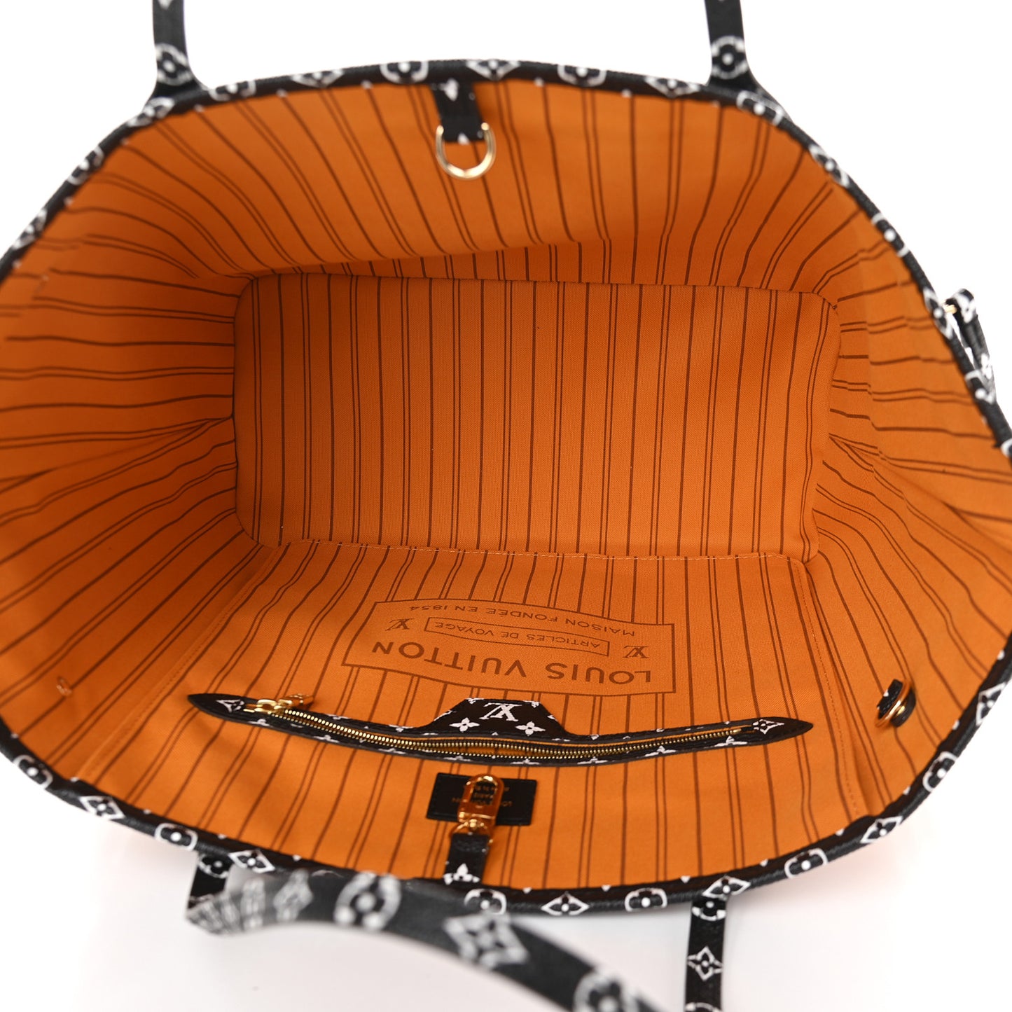 Monogram Giant Jungle Neverfull MM Black