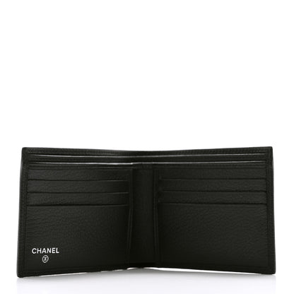 Chanel Goatskin Bi-Fold Wallet Black 5 of 9