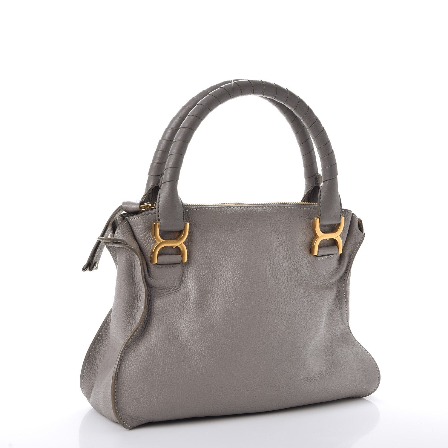 Chloe Calfskin Medium Marcie Satchel Cashmere Grey 3 of 13