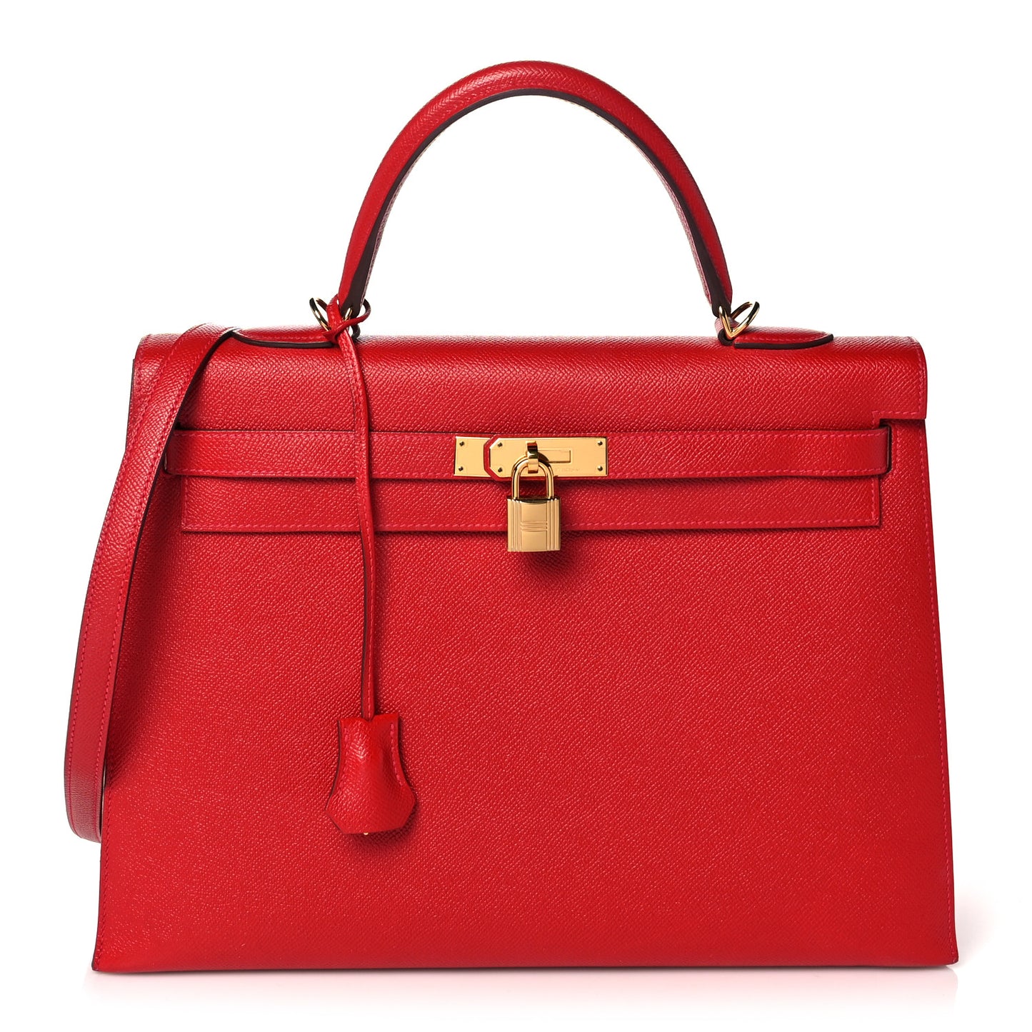 Epsom Kelly Sellier 35 Rouge Casaque