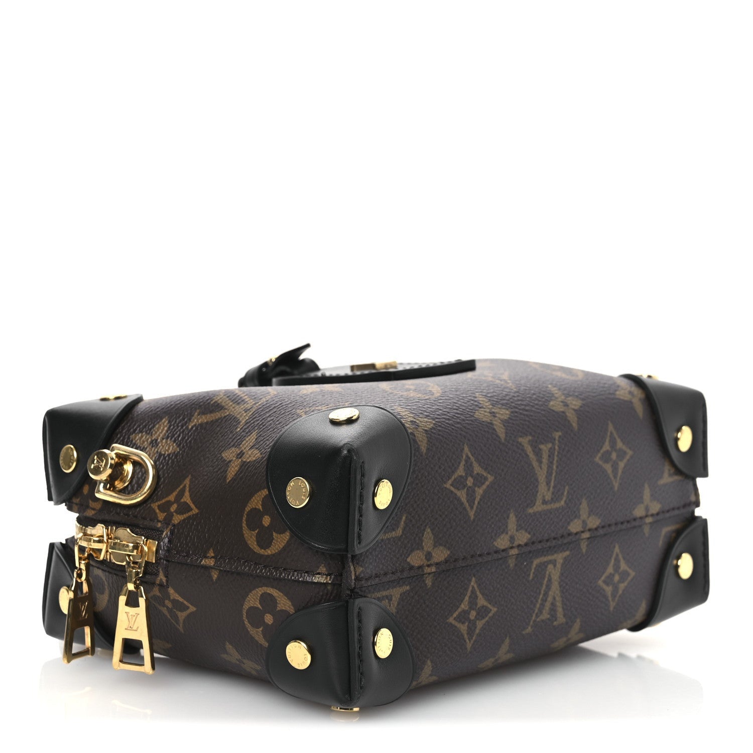 Louis Vuitton Monogram Petite Malle Souple Black 3 of 7