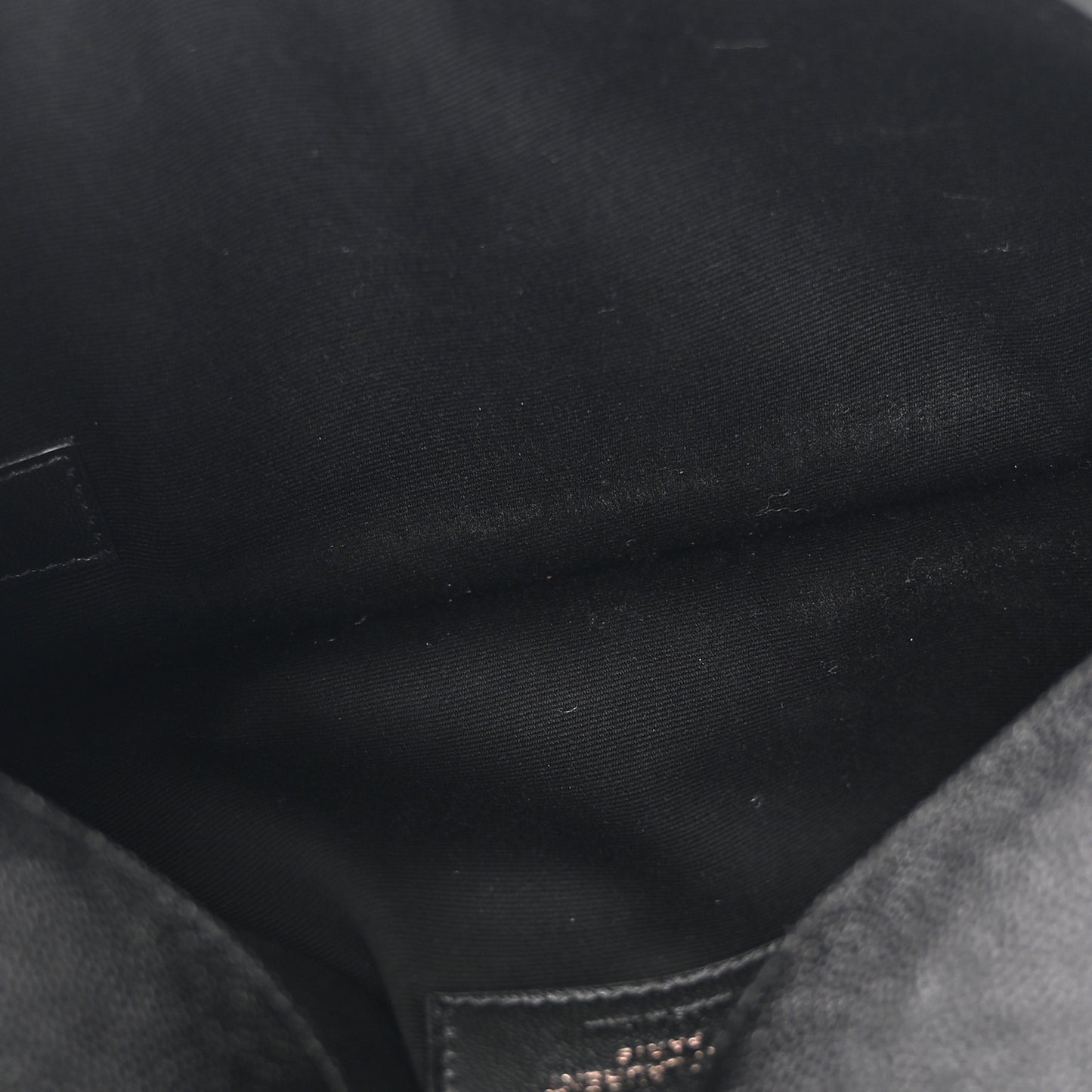 Grain De Poudre Monogram Uptown Pouch Black