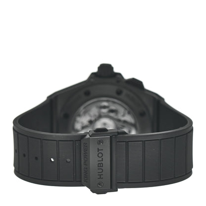 Hublot Ceramic Rubber 48mm Big Bang King Power Unico GMT Skeleton World Time Automatic Watch Black 771.CI.1170.RX 3 of 4