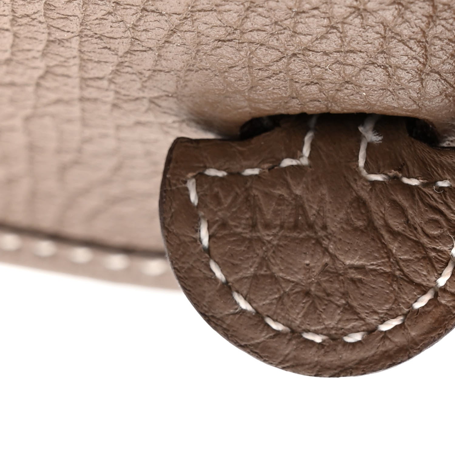 Hermes Taurillon Clemence Amazone Evelyne TPM Etoupe Bleu Indigo 7 of 11