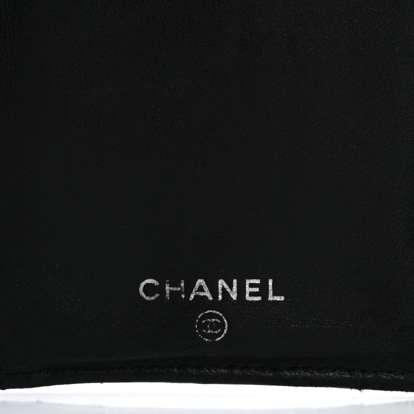 Lambskin Quilted Large Flap Wallet Black