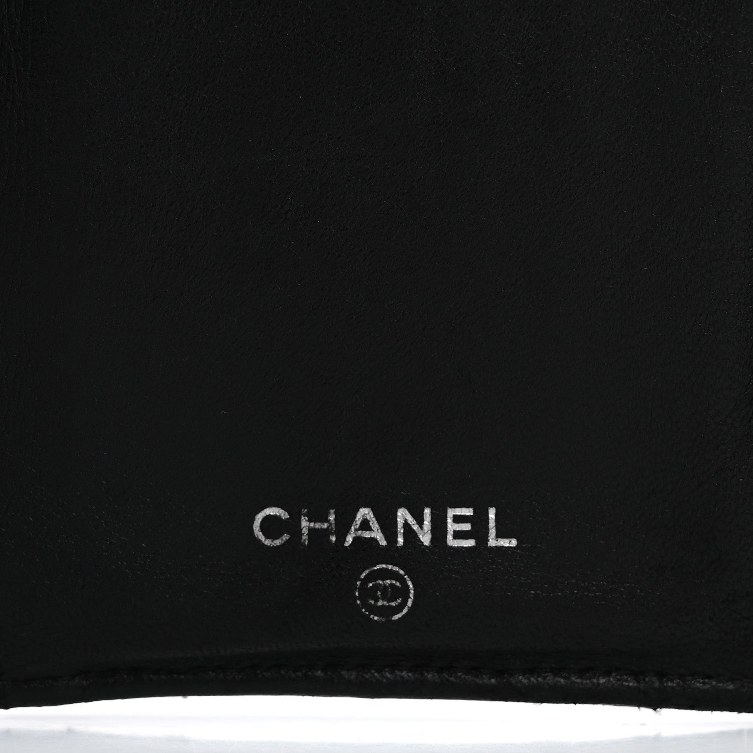 Chanel Lambskin Quilted Large Flap Wallet Black 6 of 7