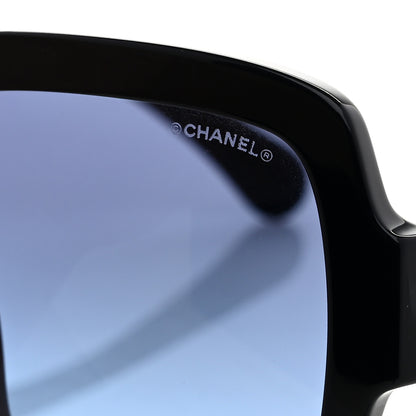 Chanel Acetate Square Heart Sunglasses 5479-A Blue 7 of 8
