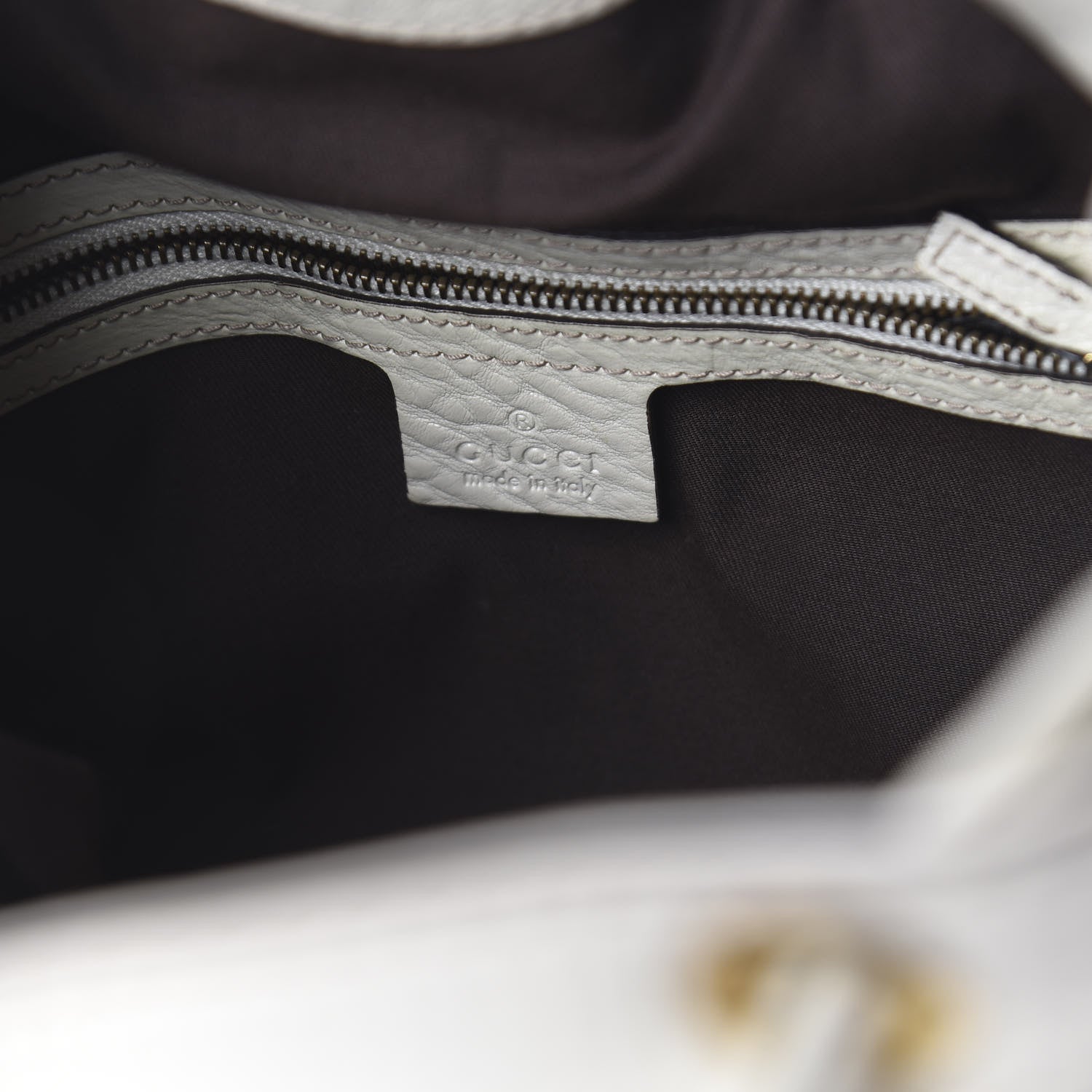 Gucci Monogram Medium Interlocking Icon Shoulder Bag White 5 of 8