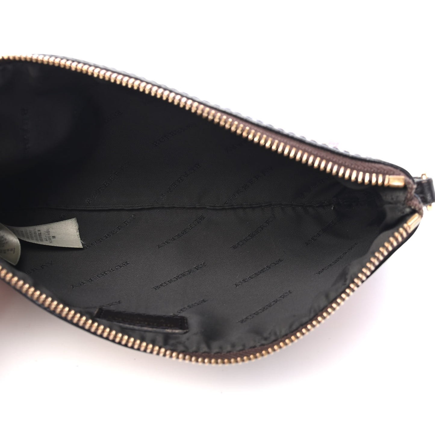 Haymarket Check Small Peyton Crossbody Clutch Bag Chocolate