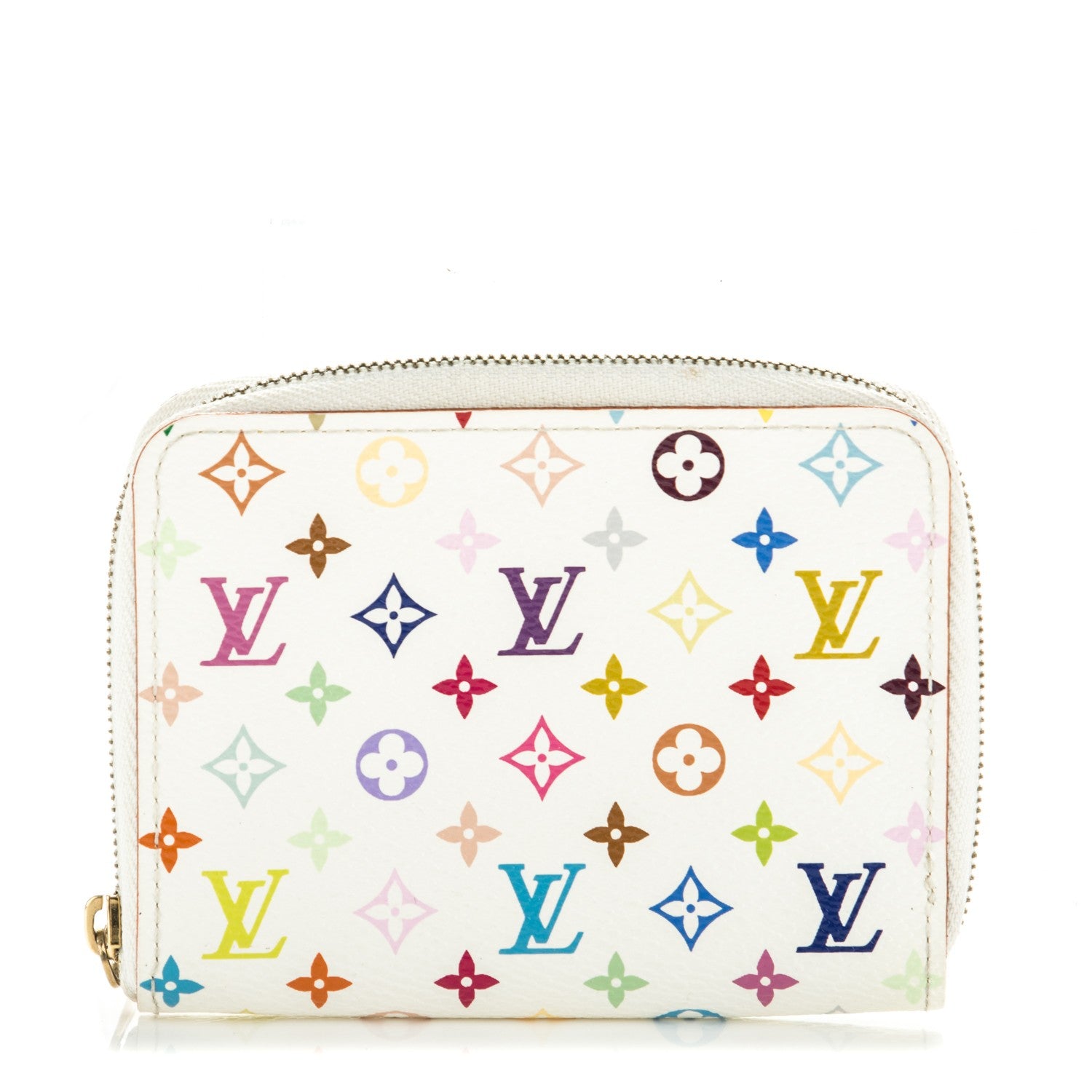 Louis Vuitton Monogram Multicolor Zippy Coin Purse White 1 of 7