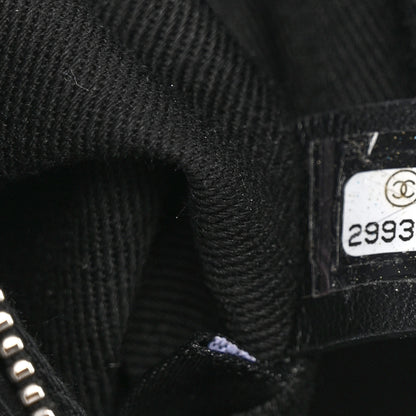 Chanel Calfskin Quilted Waist Belt Bag Black 7 of 9