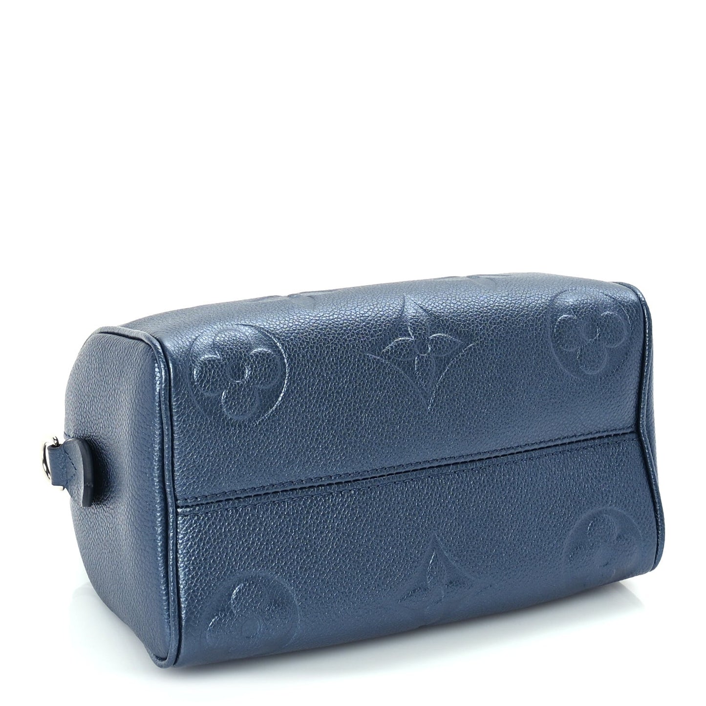 Metallic Empreinte Monogram Giant Speedy Bandouliere 20 Navy Nacre