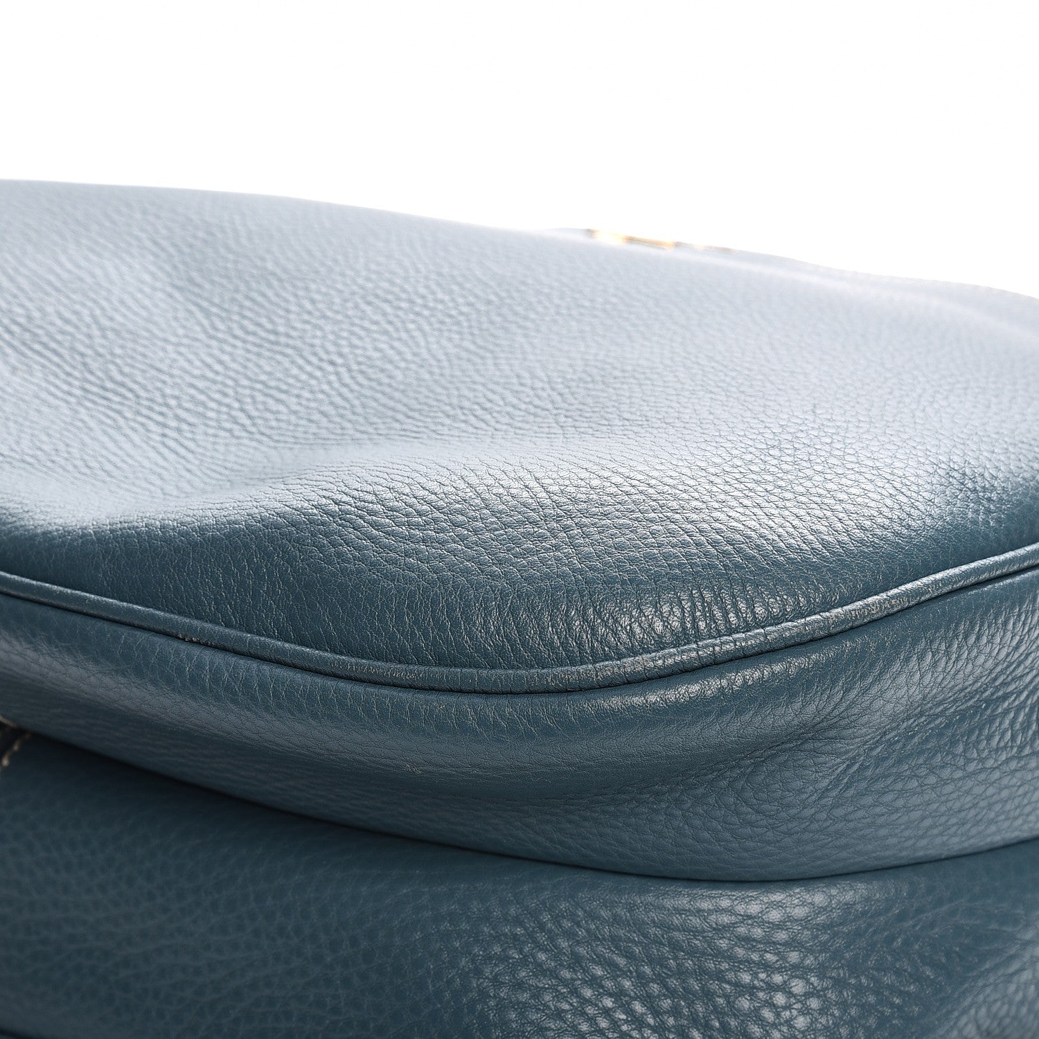 Prada Vitello Daino Hobo Marine 10 of 12