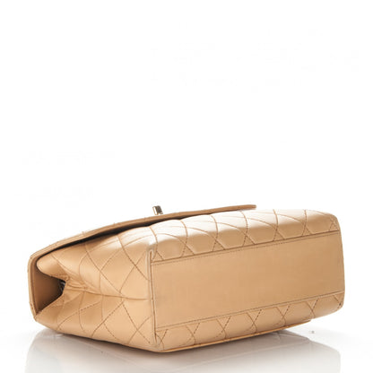 Chanel Lambskin Quilted Medium Kelly Flap Bag Beige 4 of 9