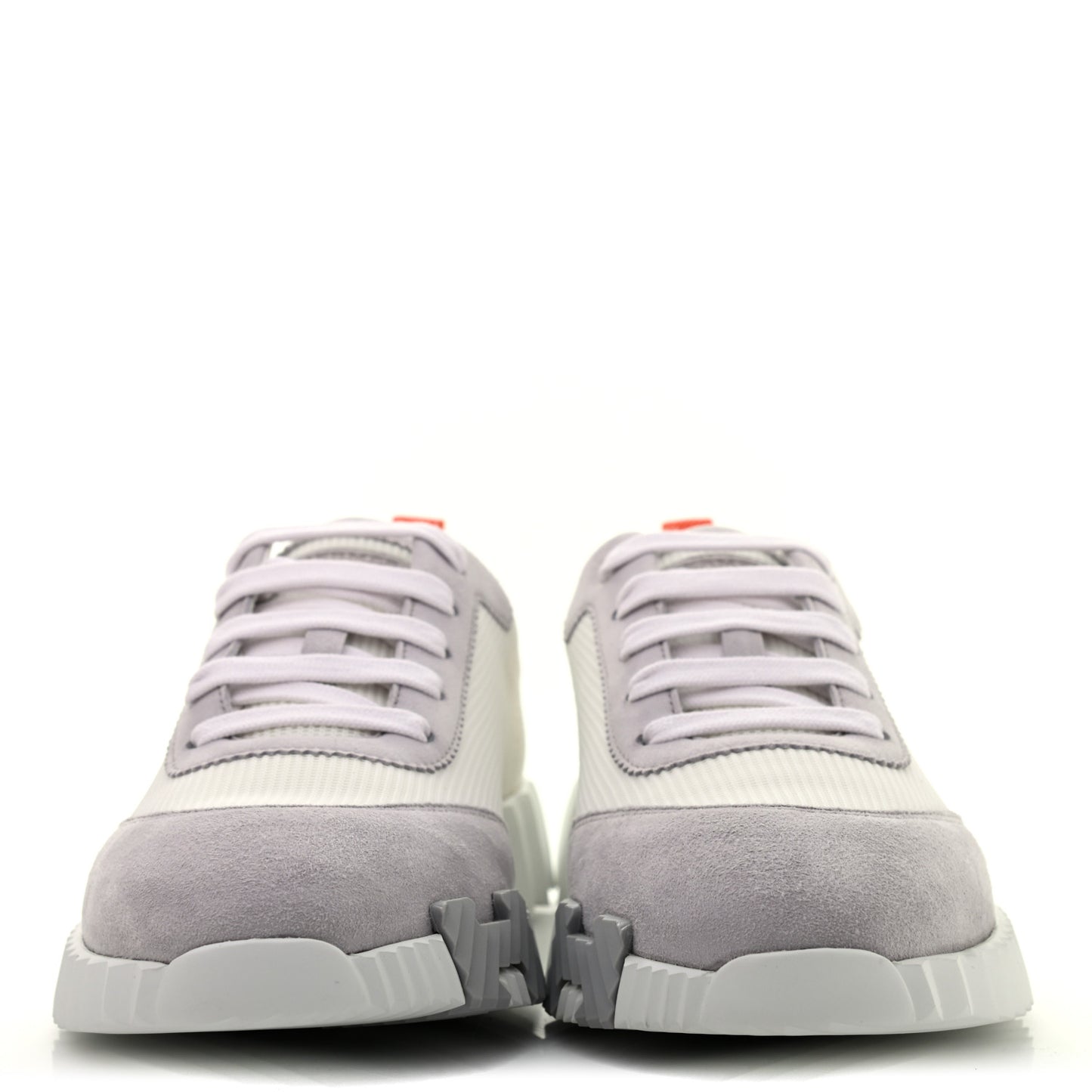 Technical Canvas Suede Bouncing Sneakers 37 White Multicolor